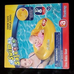 SWIM SAFE Double Ring Baby Seat Step A For Babies and Toddlers-NEW